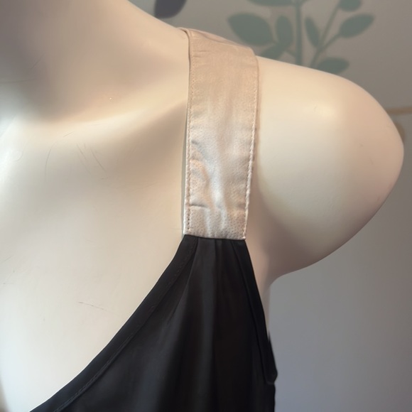 4/$20 Forever 21 Silky Black and white tank - Picture 3 of 6